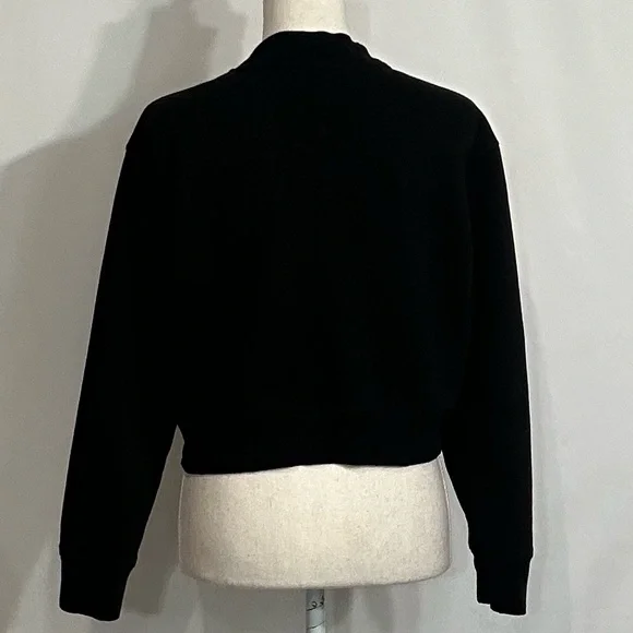 Calvin Klein Logo Performance Crop Top Sweatshirt - Picture 2 of 6